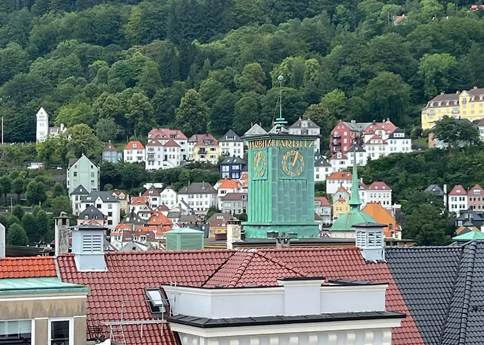 Flat In House With Outstanding Roof Terrace Appartement Bergen