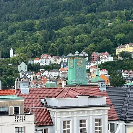 Flat In House With Outstanding Roof Terrace Lägenhet Bergen